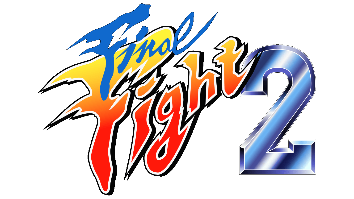 Final Fight 2 logo for Super Famicom